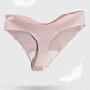 Women Panties Low Waist Anti-septic Seamless Thin Solid Color Soft Breathable Quick Dry Ice Silk G-string Women Thong Underwear