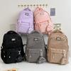 Backpack New Style Fashionable Simple Casual Backpack Schoolbag Lightweight Backpack Junior High School College School Schoolbag