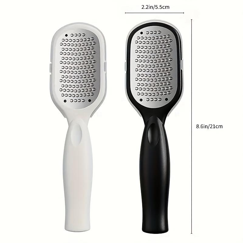 2pcs Hypoallergenic Metal Foot Files and Scrapers -Perfect for Smoothing and Cleaning Dry Skin, Great for Removing Calluses, Essential Foot Care Tools