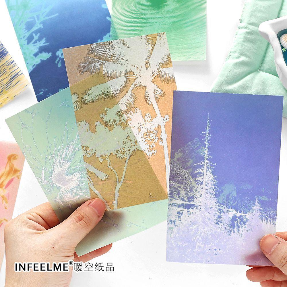 15pcs/lot Memo Pads Material Paper Instant recollection Journal Scrapbooking paper Card Background Decoration Paper