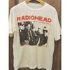 Radiohead Хип-Хоп Рок Группа Уличная Мода Классический Стиль Унисекс Футболка Повседневная С Круглым Вырезом Большой Размер Хлопок Женская И Унисекс Футболка