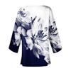 Women's Casual Fashion Caot Retro Printed Lightweight Medium Length Jacket Cardigan