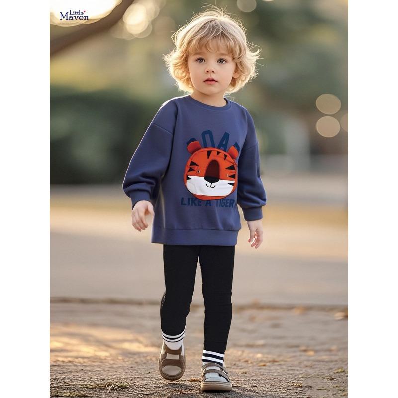 Autumn Cartoon Children's Set, European and American Style Boys' Set