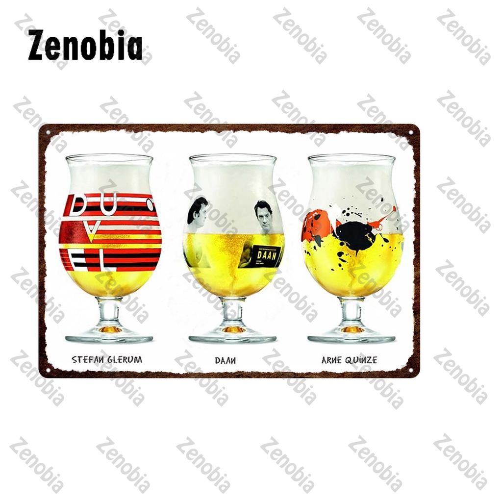 Beer Metal Sign Poster Wine Plate Vintage Plaque La Chouffe Metal Poster Wall Stickers Decorative Tin Platesign Bar Pub Decor