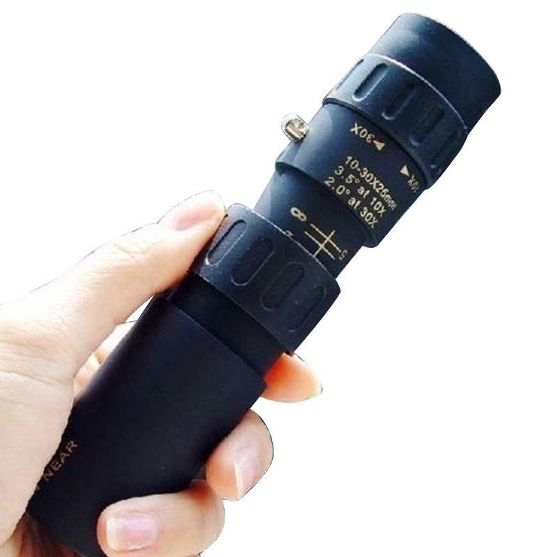 Мини 10-30x25 наивысшей мощности оптические монокулярные телескопы на открытом воздухе портативные