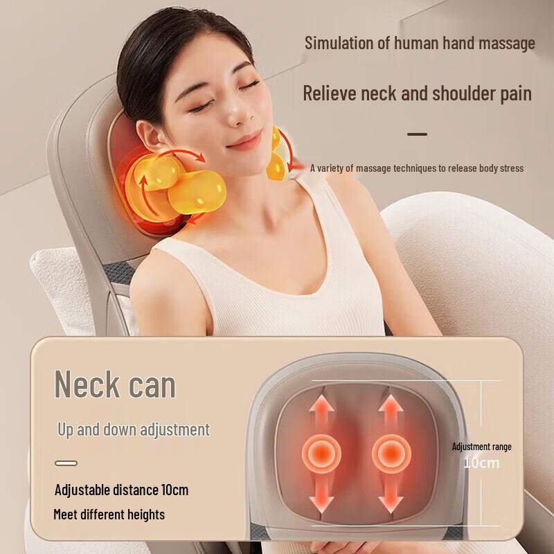 AUX Full Back & Neck Massage Chair Pad CN plug (adapter included)