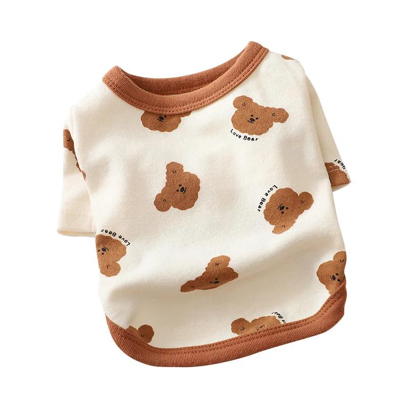 Pet Dog Clothes Winter Bear Base Coat Autumn/Winter Small Dog Home Clothing Dogs Hoodie Shirt Hoodie Base Puppy Clothes