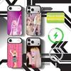 Смешной Чехол Для Телефона H-HannahS M-Montana Для iPhone17,16,15,14,13,12,11 Plus,Pro Max Магнитный Для Magsafe Беспроводной Зарядки