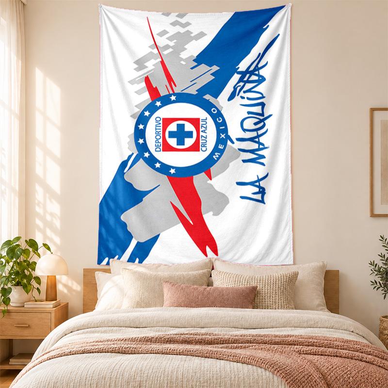 CruzAzul Tapestry highquality for decorating living room bedroom dorm walls ideal as bedroom wallart orholiday gift