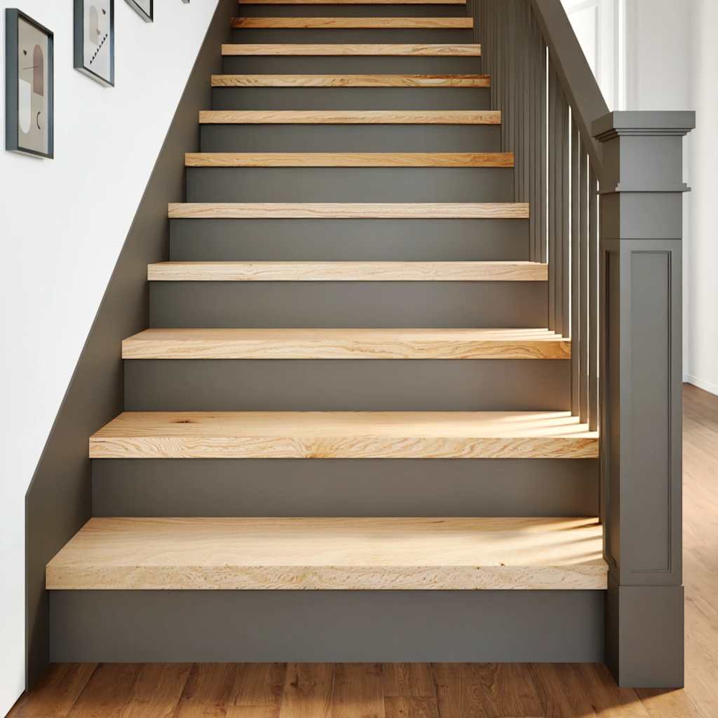 Vidaxl Stopnie Schodowe, 2 Szt. Surowe, 100X30X2Cm Lite Drewno Dębowe