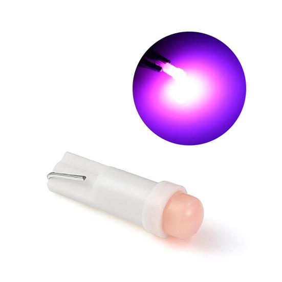 10 шт. T5 индикаторная лампа светодиодные лампы высокой яркости 12 В автомобильная приборная панель керамическая сигнальная лампа COB для автомобиля