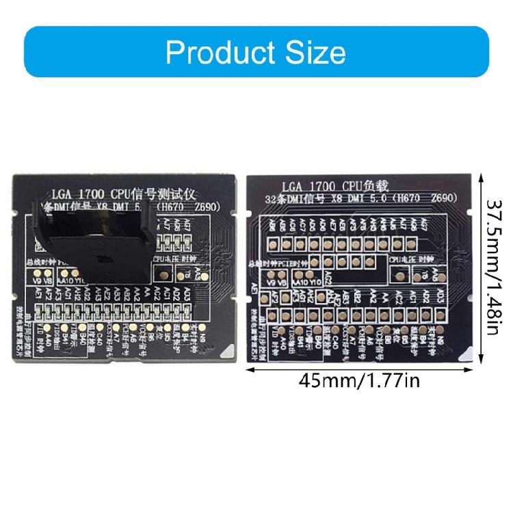 Материнские платы с интерфейсом ЦП LGA1700, тестовая карта, загрузочная плата, тестовая карта, светодиодный индикатор, сокет ЦП, тестер материнских плат