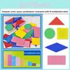 Математика Геометрия Формы Деревянный Набор Развивающих Игрушек Для Детей Начальное Обучение Школа