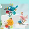 Мягкая музыкальная погремушка Baby Sharks Birds с зажимом для подвешивания – для сенсорного развития малыша.