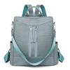 Soft Leather Backpack Fashionable Bag Ladies' Travel Bag Simple Bag Large-capacity Student Schoolbag
