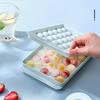 Новый круглый лоток для льда с крышкой Ice Ball Creative Homemade Ice Compartment Модель Ice Cube 33 Compartment Ice Ball Box Ice Cream