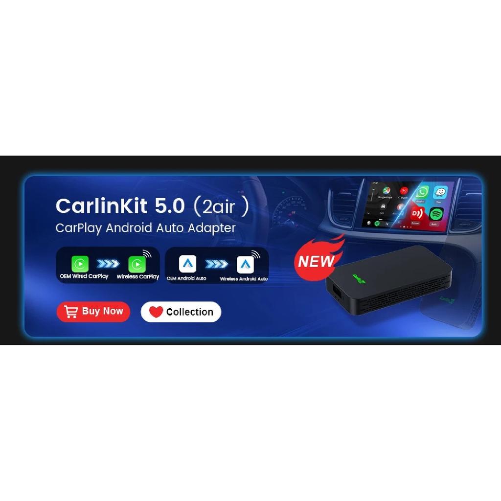 CarlinKit Carplay Ai Box Android 13 11 ТВ-бокс SM6225 QCM6125 2290 Беспроводной Android Auto Car Play Box 4G LTE Бокс для потокового видео