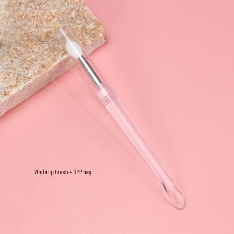 Портативная силиконовая кисть для губ с крышкой для блеска, глазури, маски и многого другого