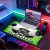 Custom Name Personalized Borussia Monchengladbach Pattern Mousepad, Laptop PC Desk Mat, Decorative Desk Mat for Home Keyboard Pad Gift