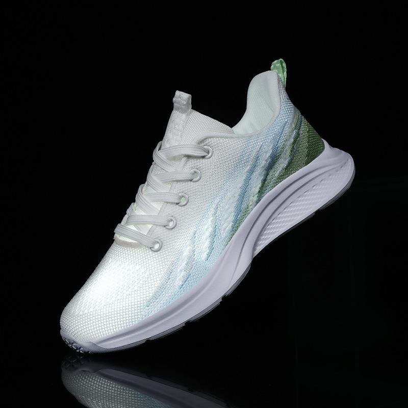 2024 весна новые летающие плетеные женские туфли модные дышащие сетчатые повседневные спортивные туфли женские универсальные туфли для отдыха на открытом воздухе для детей