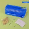 Cat Scratching Corner: Self-Grooming & Hair Removal Brush with Catnip