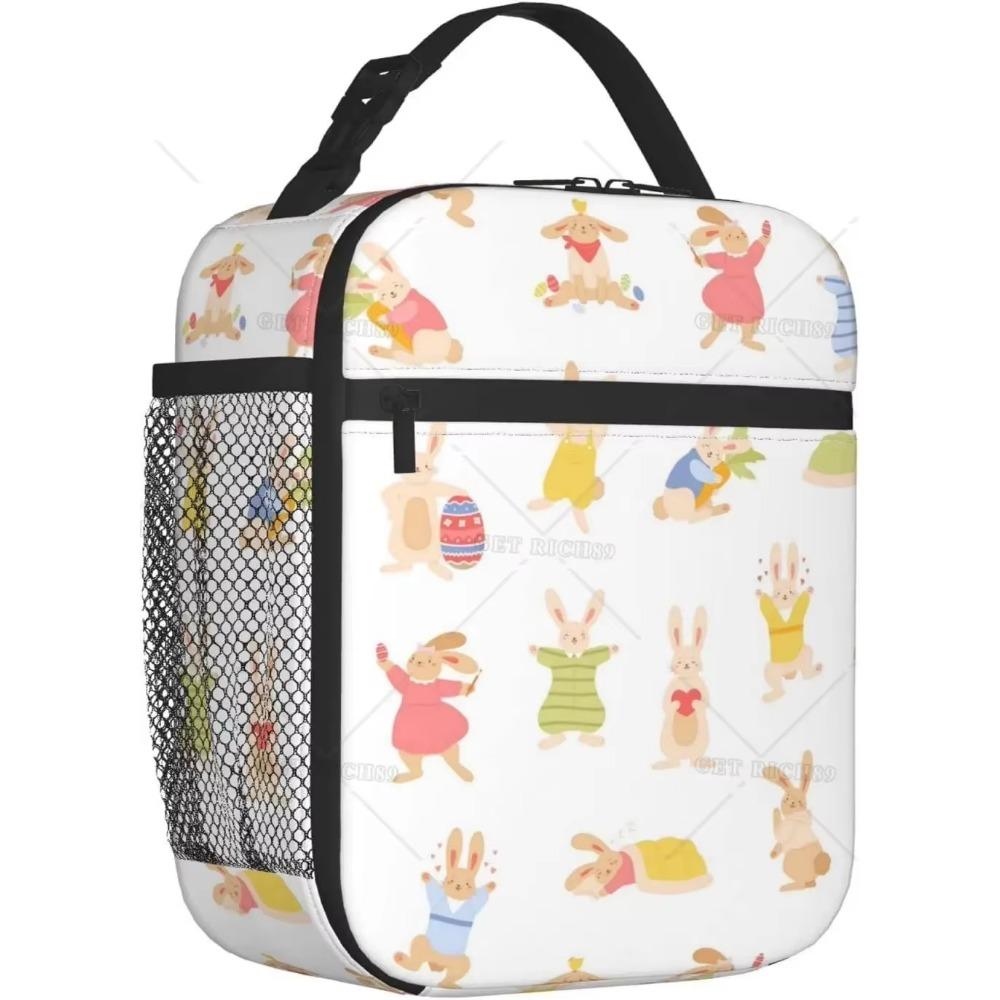 Балерина Животное Нарисованная вручную Портативная Сумка Для Обеда Для Женщин/Мужчин Изолированная Многоразовая Охладитель Ланч-Бокс Для Офиса Работа Школа