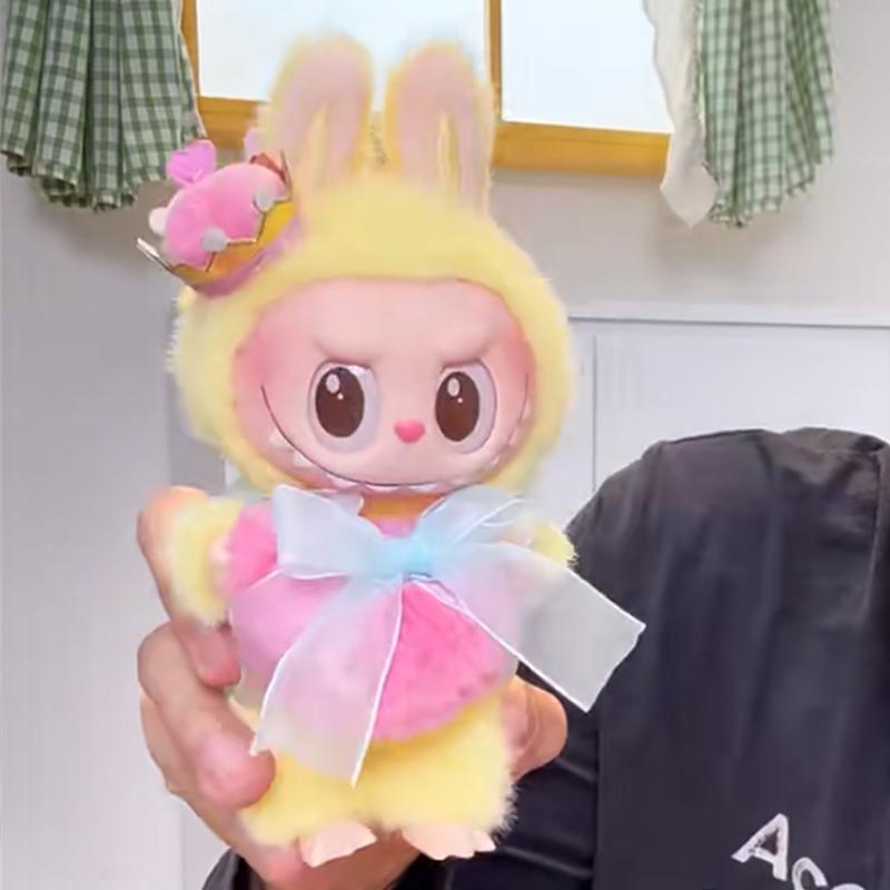 Лимитированная серия плюшевых фигурок LABUBU с виниловым лицом: плюшевая игрушка «Королева».