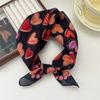 53*53cm Silk Scarves for Woman Fashionable Pattern Smooth To The Touch Spring Summer Sun Protection Silk Scarf