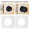 1/2 шт. пластины для дверных ручек самоклеящиеся устойчивые к царапинам простые в установке накладки для дверных ручек крепежные ремонтные пластины