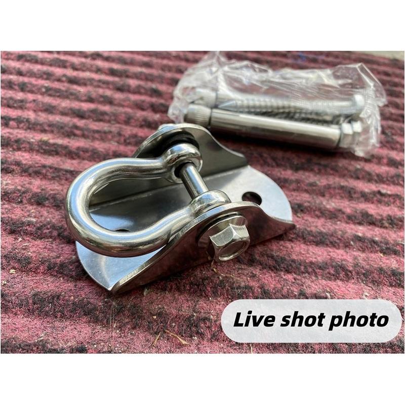 Heavy Duty Swing Hanger Stainless Steel Swing Hooks Ceiling Mount Swing Hardware for Porch Swing Set Hammock Chair Heavy Bag Yoga Silk