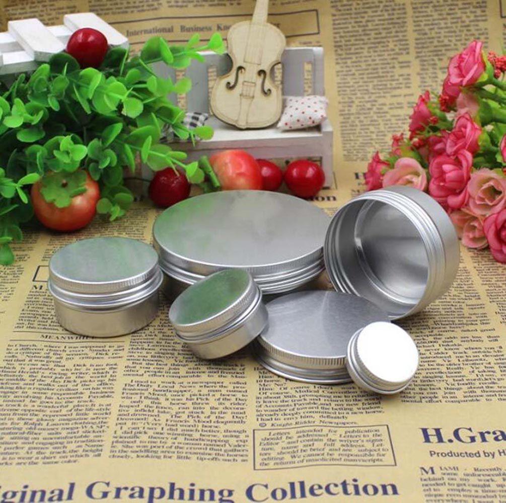 Aluminum Makeup Jars Crafts Derocation Cosmetic Bottles Home Storage Organization Storage Bottles