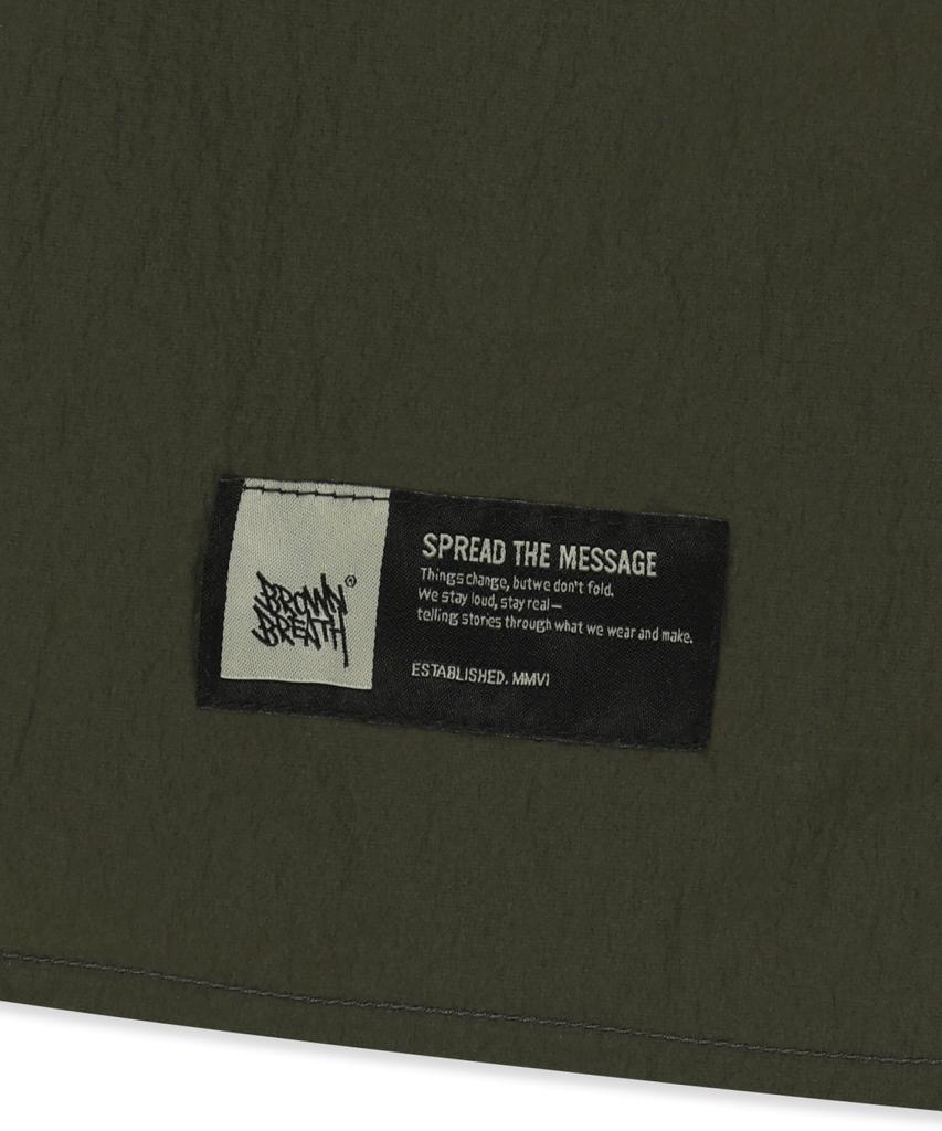 BROWNBREATH Multi Pocket Utility Shirts - Khaki