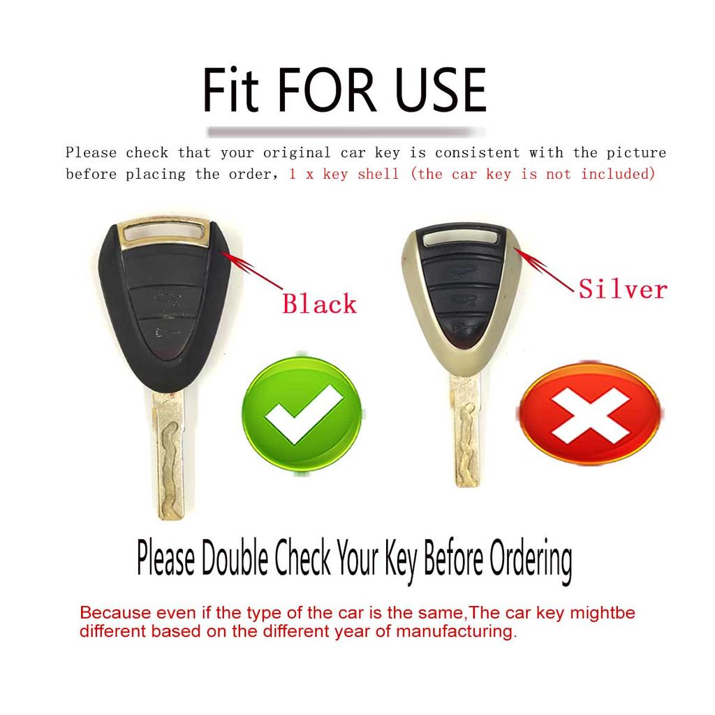 AABKV1 Remote Car Key Case Cover Key Shell For Porsche 911 997 Cayman Boxster 987 2005-2008