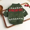 Pet Outfits Pet Sweater keep warm Knit Puppy Pullovers Cute Winter Dog Clothes  Dog