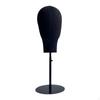 Mannequin Head Model Wig Stand Multifunctional Hat Rack Display Adjustable Height for
