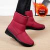 Plus Size Winter Warm Women's Snow Boots Women Lazy Slip-on Waterproof Mom Shoes Women's Shoes