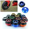 2PCS Motorcycle Crash Protector Wheel Protection Pads Motorbike Motocross Tire Frame Slider Colorful Moto Equipment Accessories