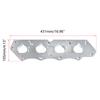 Series H to K Intake Manifold Adapter For Honda Acura Pro K-Series H2K K2H Black Silver Anodized