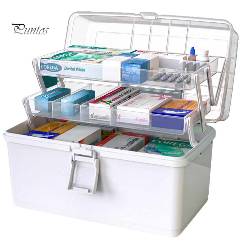Домашняя косметика, аптечка для хранения лекарств, пластиковый портативный ящик для хранения лекарств
