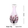 Japanese Plum Blossom Sake Set: Glass Warmer Pot & Wine Cup for Shochu and Baijiu