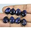 10X14ММ Натуральный Синий Содалит Миндалевидный Кабошон Драгоценный камень 8 шт. Лот 35 Карат. А-534