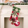 Рождественский чулок Yousheng, подвесное украшение на елку, плюшевые носки с Санта-оленем, снеговиком, конфетами для вечеринок в домашнем офисе