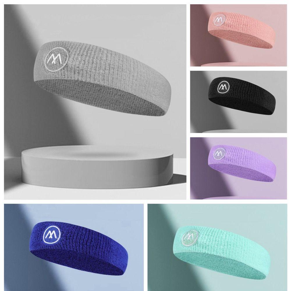 Absorb Sweat Tennis Headband Female Sports Sweat Wristband Towel Sweat Bands Fitness