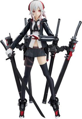 Figma Тяжеловооруженная школьница Ши, раскрашенная подвижная фигурка, немасштабируемая, ABS и ПВХ