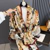 Новый 85*180 см Модный шелковый шарф Шарф-топ Платки на голову Женские Винтажный Для всех сезонов Платок на волосы Хиджаб Платок-бандана Женский Платок на голову