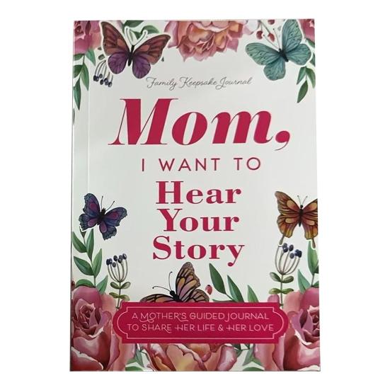 Записная книжка Mom Story Guided Journal, чтобы поделиться своей жизнью, своей любовью, матерью