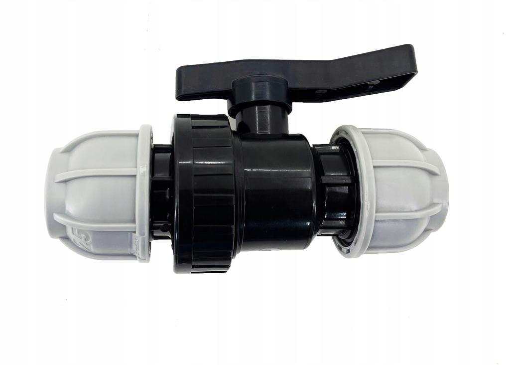 Zawór kulowy skręcany pe 40/40mm drip system