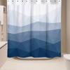 Водонепроницаемая шторка для душа Современный геометрический дизайн Шторка для ванны Быстрая установка Декор для ванной 70,87x70,87 дюйма