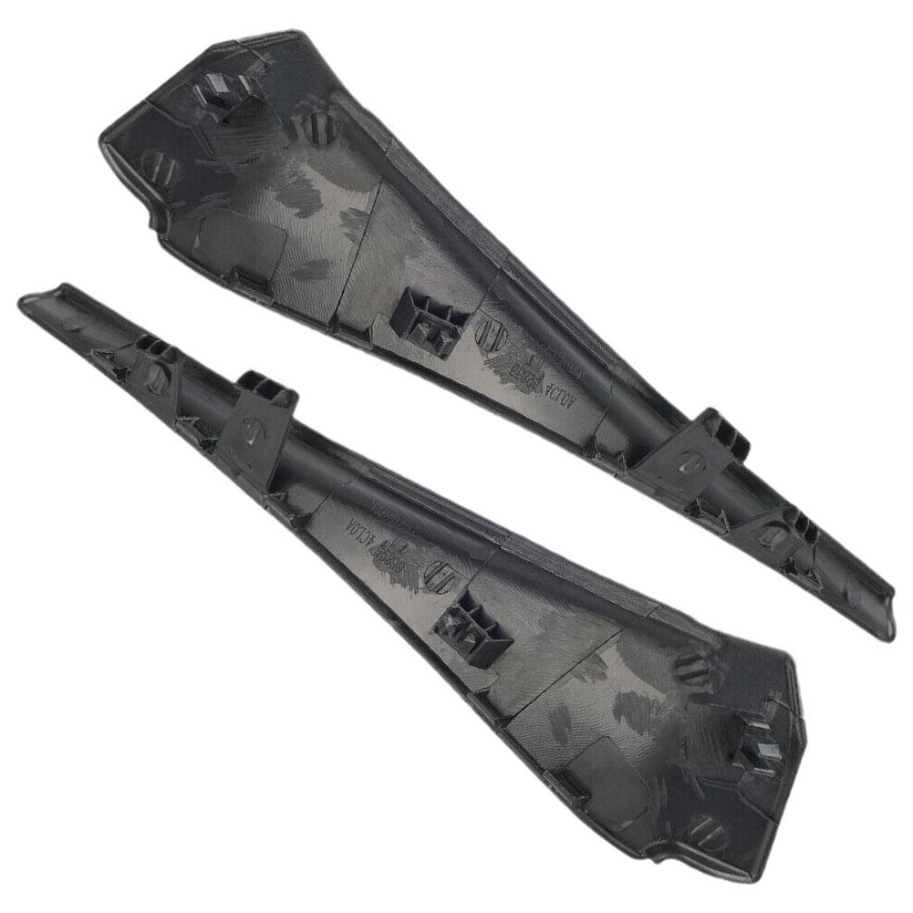 Угловая отделка лобового стекла 66894-4CL0A 66895-4CL0A для Nissan Rogue 2014-2020, удлинительная накладка, автомобильный аксессуар