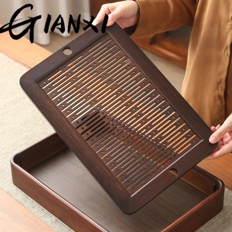 Чайный поднос, маленький, сухой, батарейный, сливной, чайный сервиз Sea Kung Fu, аксессуары, чайный столик, поднос для воды, отдельный дизайн